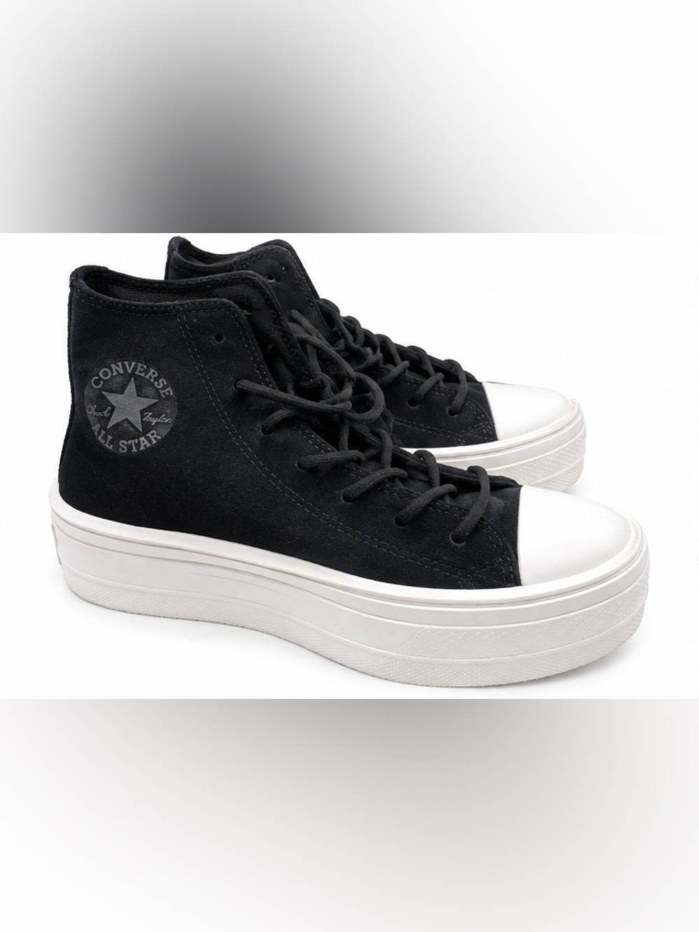 Converse All Star Modern Lift Platform High Tops – Black – Women’s 8